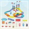 ABS Plastic Magnetic Track & Electric Car STEM Building Set