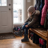 Nylon Kids' Snow Boots with Side Zipper and Thick Sole thumbnail 5
