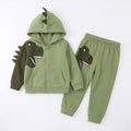 Kids' Dinosaur 3D Hoodie and Pants Set - Fun Character Design