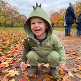 Kids' Dinosaur 3D Hoodie and Pants Set - Fun Character Design thumbnail 2