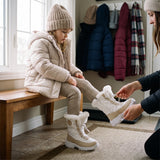 Girls' Insulated Snow Boots with Elastic Laces thumbnail 5