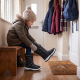 Kids' Snow Boots with Side Zip and Star Pattern thumbnail 5