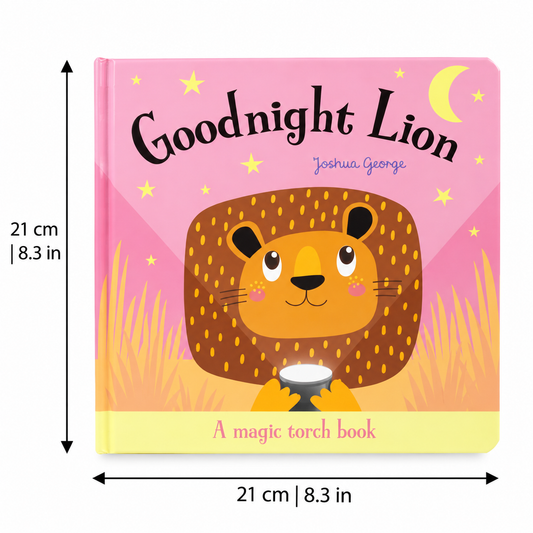 Child reading interactive storybook with magic torch, lifestyle scene