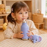 Kids' Thermos Flask with Animal Print - Insulated Stainless Steel Bottle thumbnail 2
