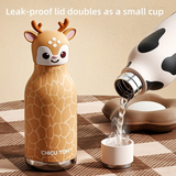 Kids' Thermos Flask with Animal Print - Insulated Stainless Steel Bottle thumbnail 4