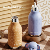 Kids' Thermos Flask with Animal Print - Insulated Stainless Steel Bottle thumbnail 5