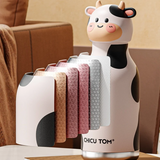 Kids' Thermos Flask with Animal Print - Insulated Stainless Steel Bottle thumbnail 6