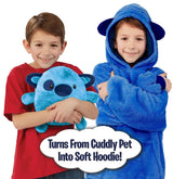 Kids' Hoodie & Plush Toy 2-in-1 – Oversized Animal Design thumbnail 1