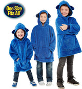 Kids' Hoodie & Plush Toy 2-in-1 – Oversized Animal Design thumbnail 3