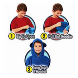 Kids' Hoodie & Plush Toy 2-in-1 – Oversized Animal Design thumbnail 4