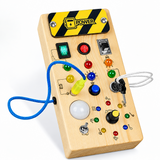Busy Board with Key Lock & LED Switches - 2 Design Styles thumbnail 6