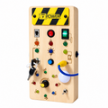 Busy Board with Key Lock & LED Switches - 2 Design Styles