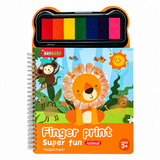 Finger Painting Book for Kids with Colorful Fingerprints thumbnail 4