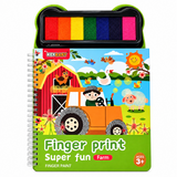 Finger Painting Book for Kids with Colorful Fingerprints thumbnail 5