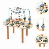 Wooden Activity Table with Bead Maze, Gears & Abacus thumbnail 5