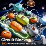 Snap Circuit Kit for Kids - STEM Electronics 35-Piece Building Set, 300+ Projects thumbnail 2