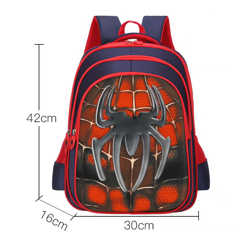 Spider Black 3D backpack large
