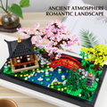 Japanese Zen Garden Micro Building Block Set - 2280pc Courtyard Model