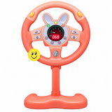 Kids Pretend Driving Steering Wheel Toy with Light & Sound thumbnail 3