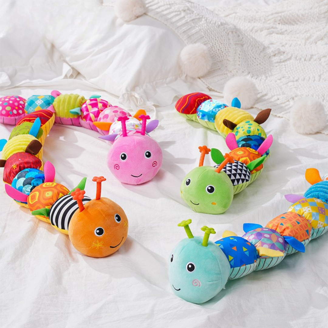 All color options caterpillar sensory toy