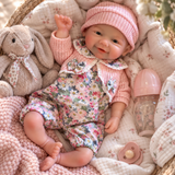 Realistic Silicone Reborn Baby Doll - 13 Inch Handmade Lifelike Baby thumbnail 1