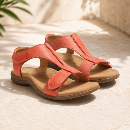 Orthopedic Comfort Sandals Women – Adjustable Strap & Cushioned Footbed, Patio Season All-Day Wear