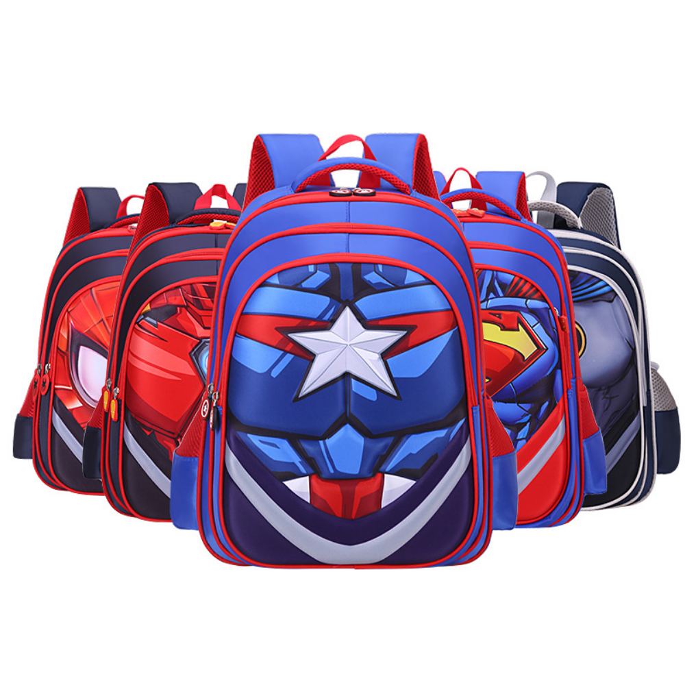 3D character school backpack for boys main