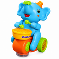 Drumming Elephant Musical Toy with Lights, Sound & Floating Ball