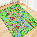 Kids City Road Play Rug – Car Play Mat thumbnail 1