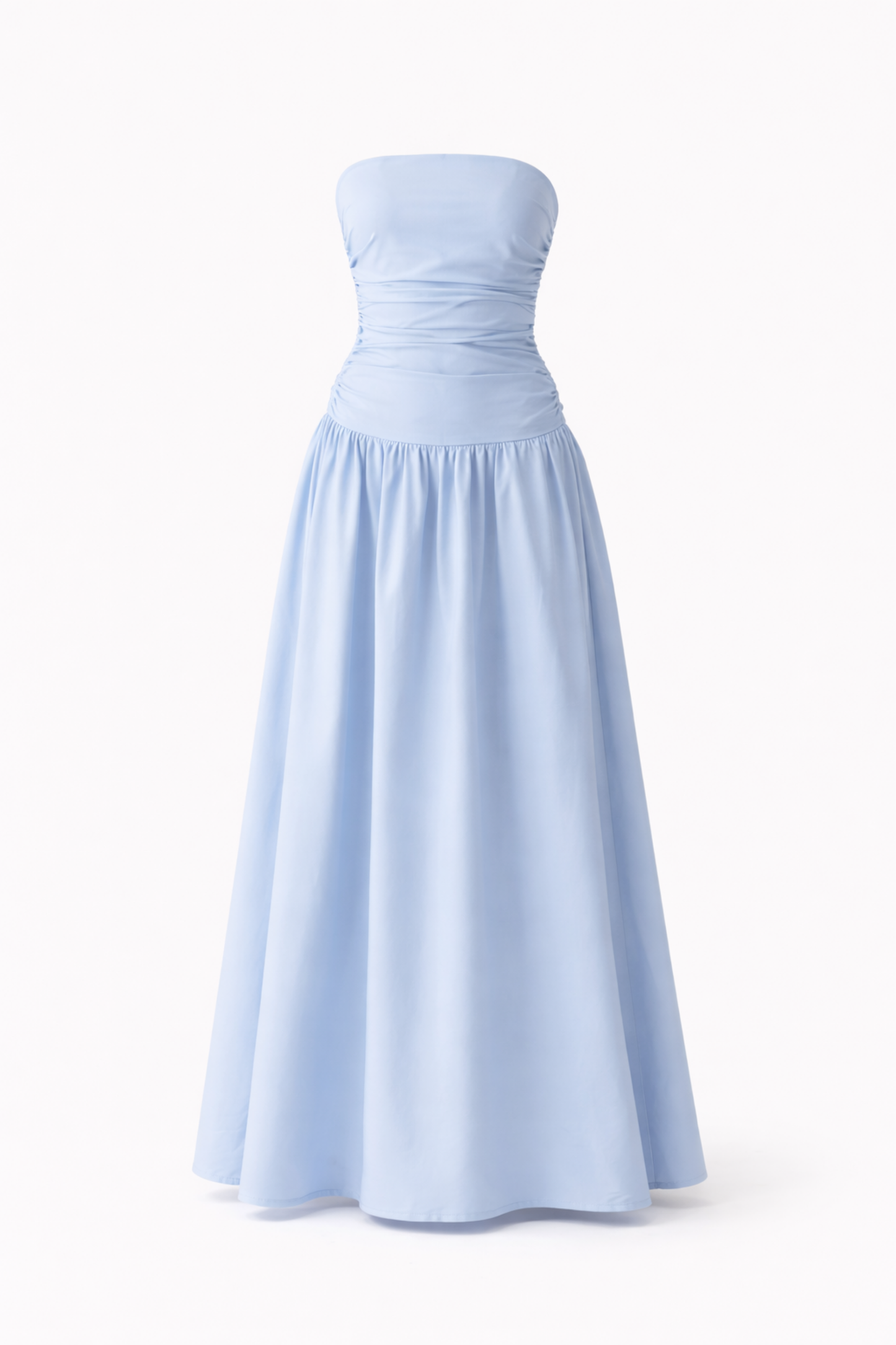Strapless Maxi Dress Women – Fitted Bodice & Flowy Skirt, Summer Wedding Guest Formal