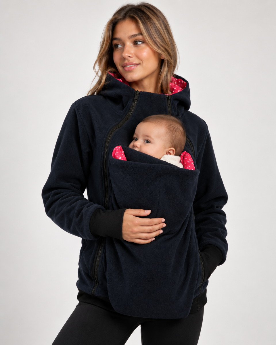 Kangaroo Baby Carrier Hoodie with Built-in Pouch