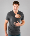 Ergonomic Babywearing Kangaroo Shirt with Built-In Support Pouch