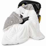 Baby Swaddle Wrap Blanket with Windproof Hood for Car Seat thumbnail 3