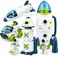Space Mission Playset - Rocket, Shuttle, Space Station & Astronaut Figures