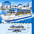Ocean Cruise Liner Building Block Model - 2428pc Micro Brick Ship