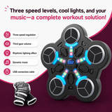 Bluetooth Boxing Trainer Wall Target with Music & LED Lights thumbnail 4