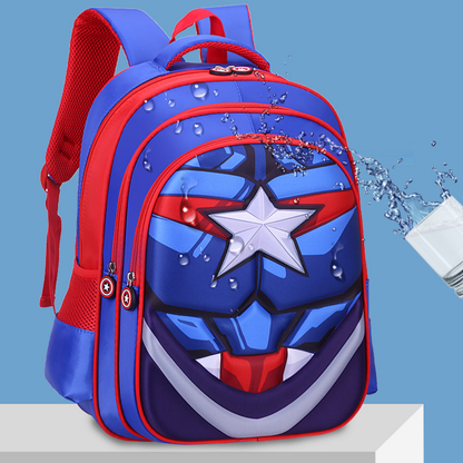3D backpack back panel