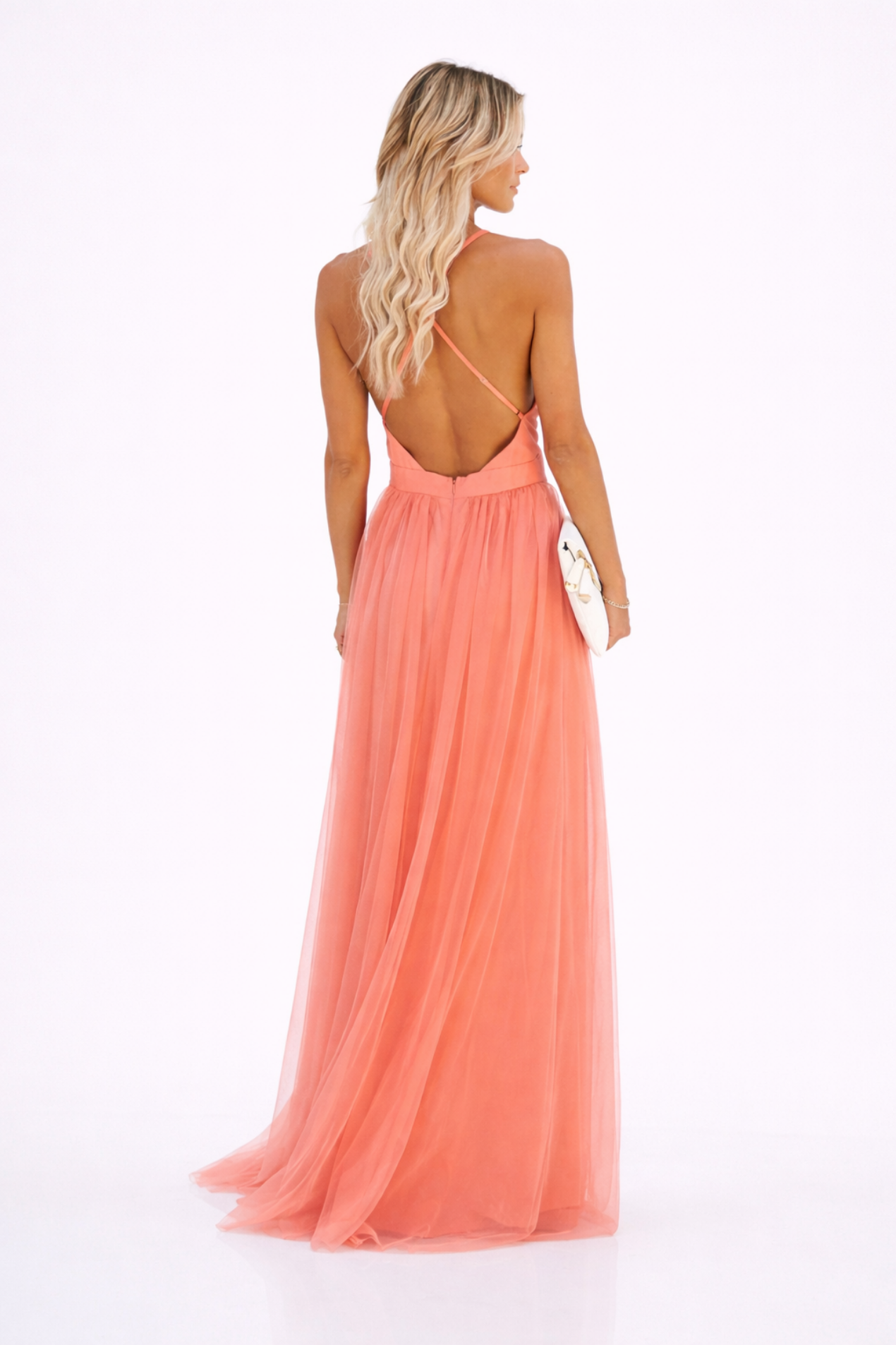 Backless Maxi Dress Women – Deep V-Neck & Thigh Slit, Summer Evening Party Elegance