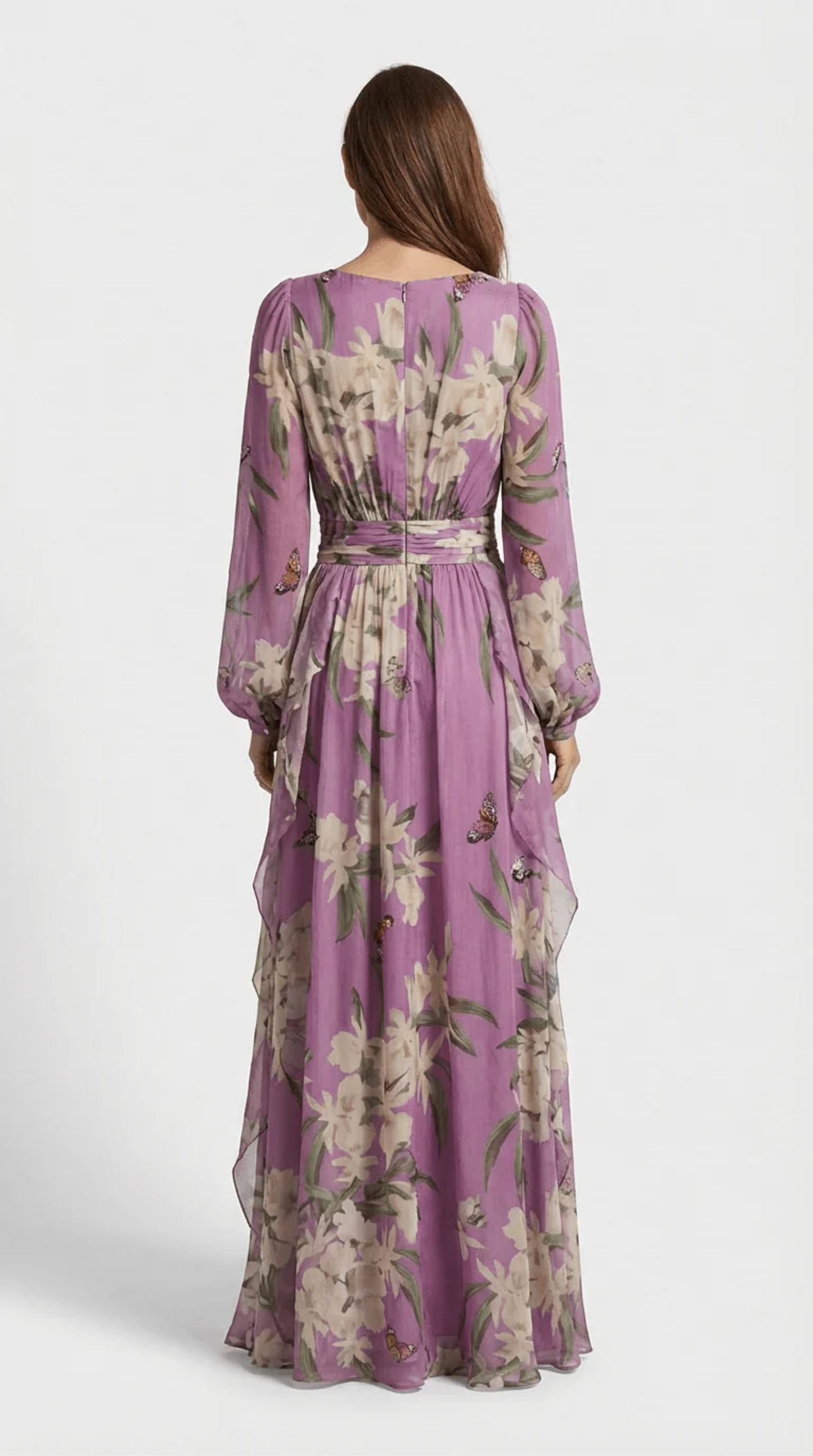 Floral Wrap Maxi Dress Women – V-Neck & Boho Silhouette, Summer Wedding Guest Canada