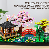 Japanese Zen Garden Micro Building Block Set - 2280pc Courtyard Model thumbnail 2