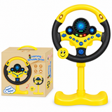 Kids Pretend Driving Steering Wheel Toy with Light & Sound thumbnail 2