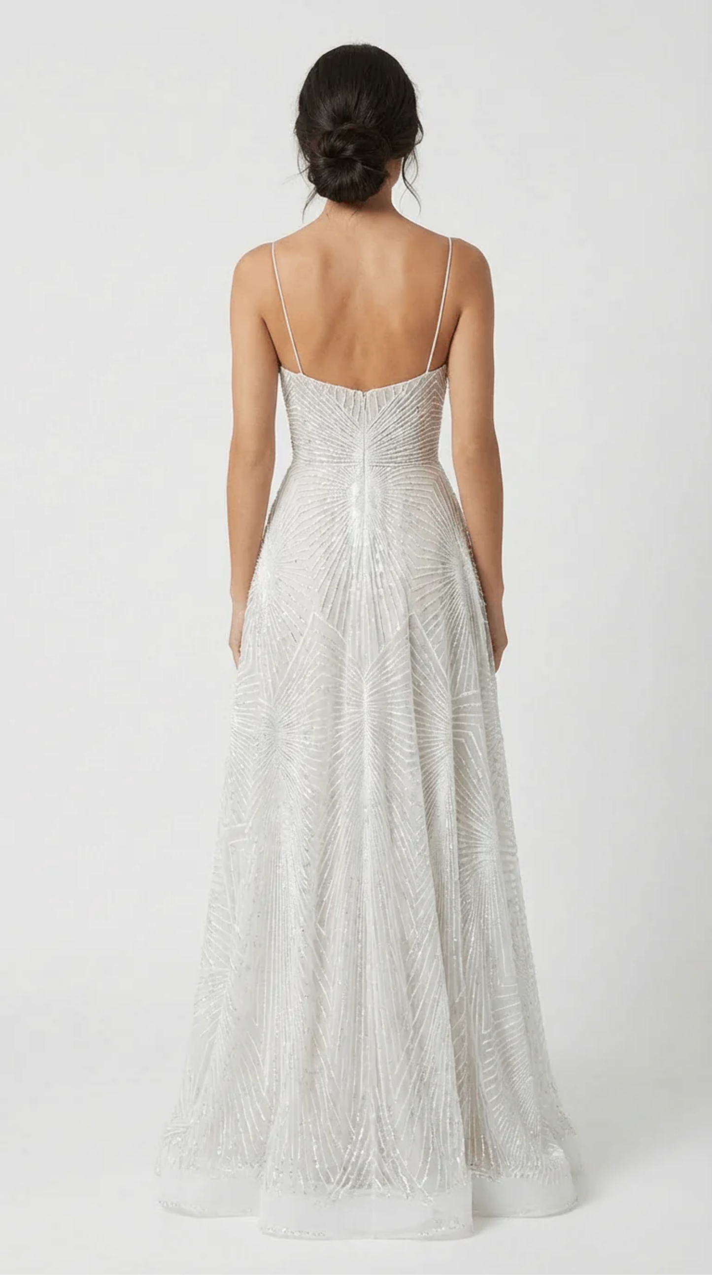 Textured Maxi Dress Women – Thin Straps & Elongating Silhouette, Wedding Guest Summer Canada
