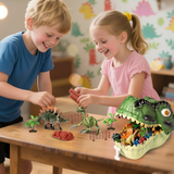 DinoWorld Realistic Dinosaur Head Playset | Creative Role-Play Toy thumbnail 3