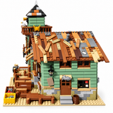 Fisherman's Cottage & Lighthouse Building Block Set - 2049pc Model thumbnail 2