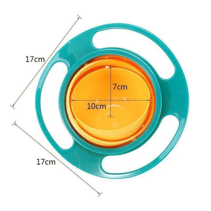 360 No-Spill Gyro Bowl | Spill-Proof Toddler Snack Bowl