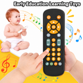 Baby Pretend Remote Control Toy - Musical Early Learning Teether