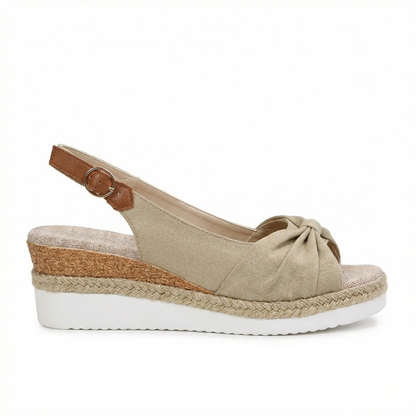 Ergonomic Wedge Sandals Women – Adjustable Strap & Arch Support, Summer Patio Comfort Canada