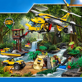 Jungle Explorer Helicopter Building Block Set - Kids Construction Toy thumbnail 2