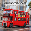 British Double-Decker Bus Building Block Model – 745pc