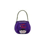 Costume da Regina Cattiva per Halloween con cerchietto con corna e sacchetto porta dolcetti miniatura 3